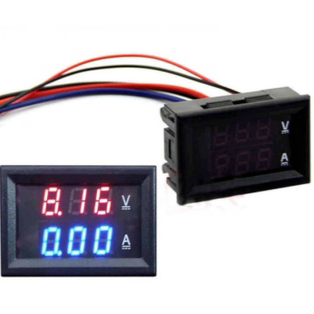 Dc V A Inch Led Digital Voltmeter Ammeter With Shunt