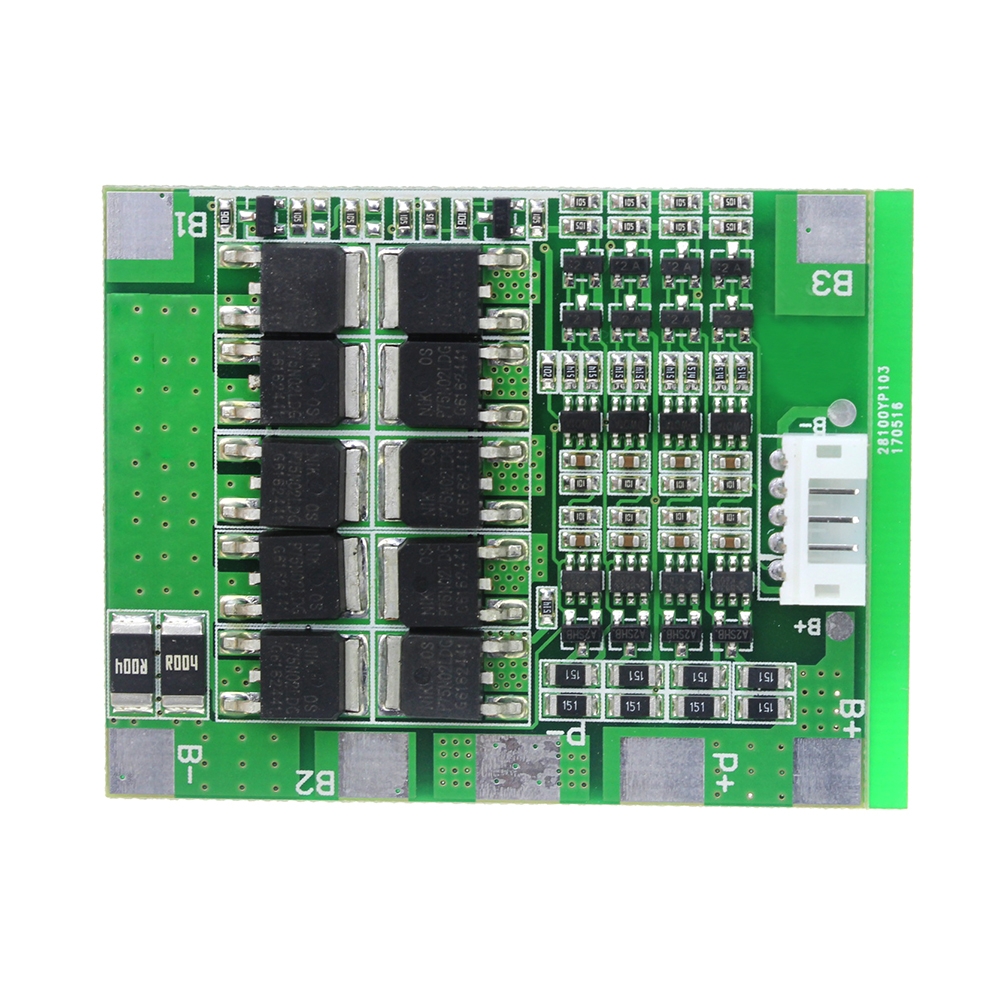 4S 30A 18650 BMS Lithium Battery Protection Board 14 8V 16V With Cable