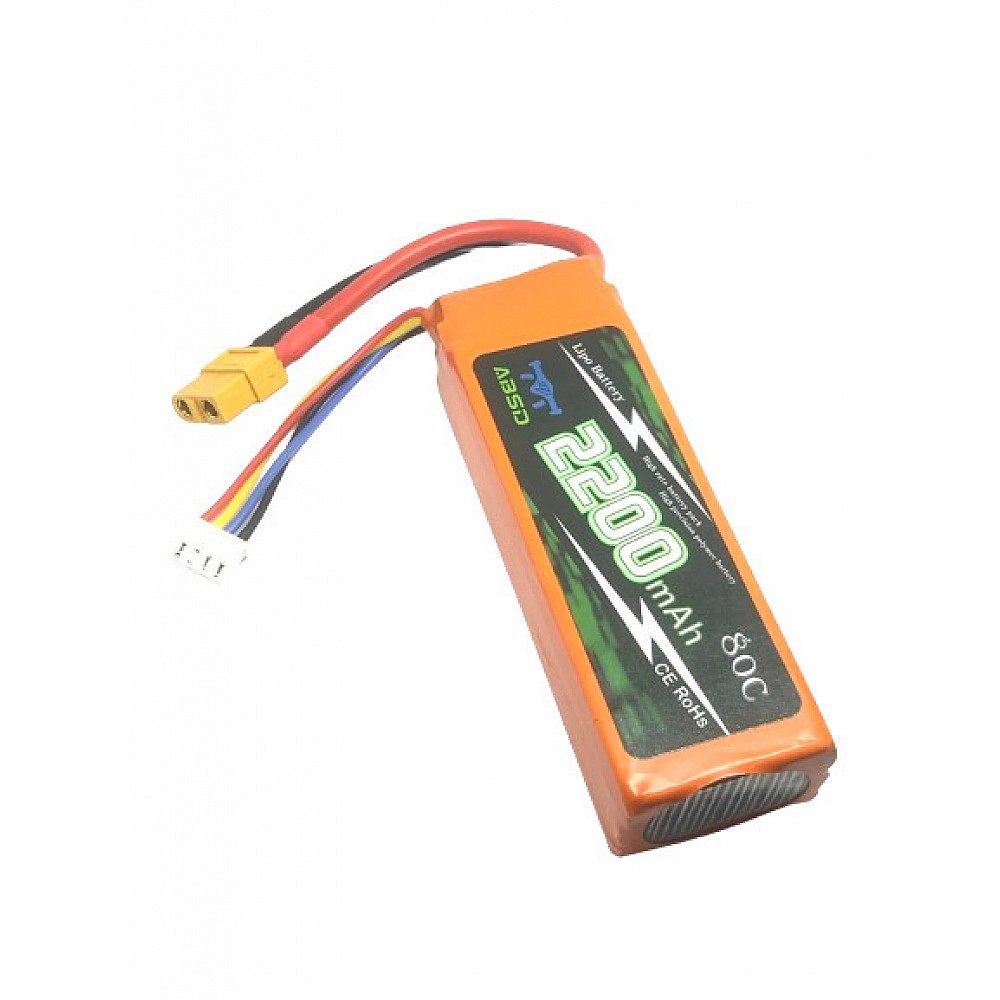 ABSD LiPo Battery 11 1V 2200MAH 3S 25C