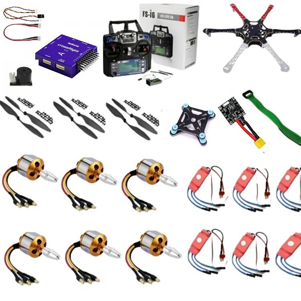 Hexacopter Drone Combo With Radiolink Crossflight Kit Motor Esc