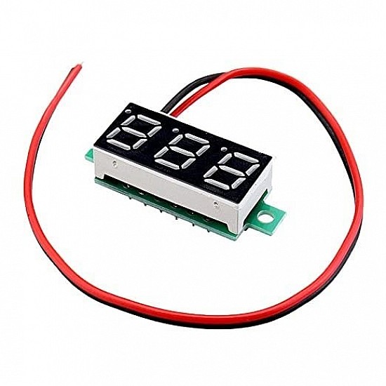 0.28inch 2.5-30V Two Wire DC Mini LED Display Voltmeter