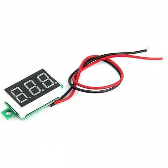 0.28inch 2.5-30V Two Wire DC Mini LED Display Voltmeter