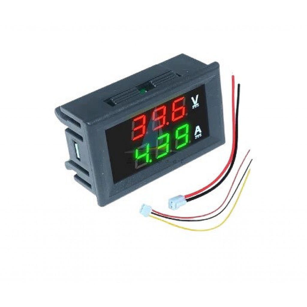 10A LED Digital Voltmeter Ammeter Tester