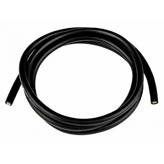 10AWG High Quality Black Silicon Wire - 1Meter