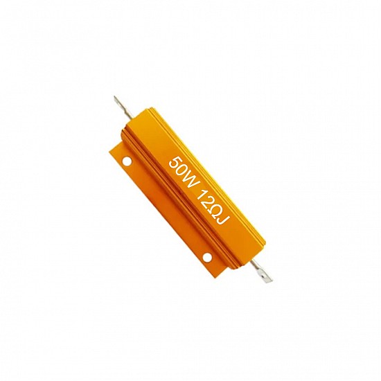 12Ω-50W Aluminum Metal Shell Case Wirewound Resistor