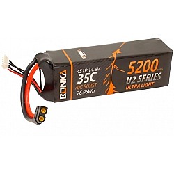 14.8v 5200mah 35C 4S1P Bonka Lipo Battery - High Quality