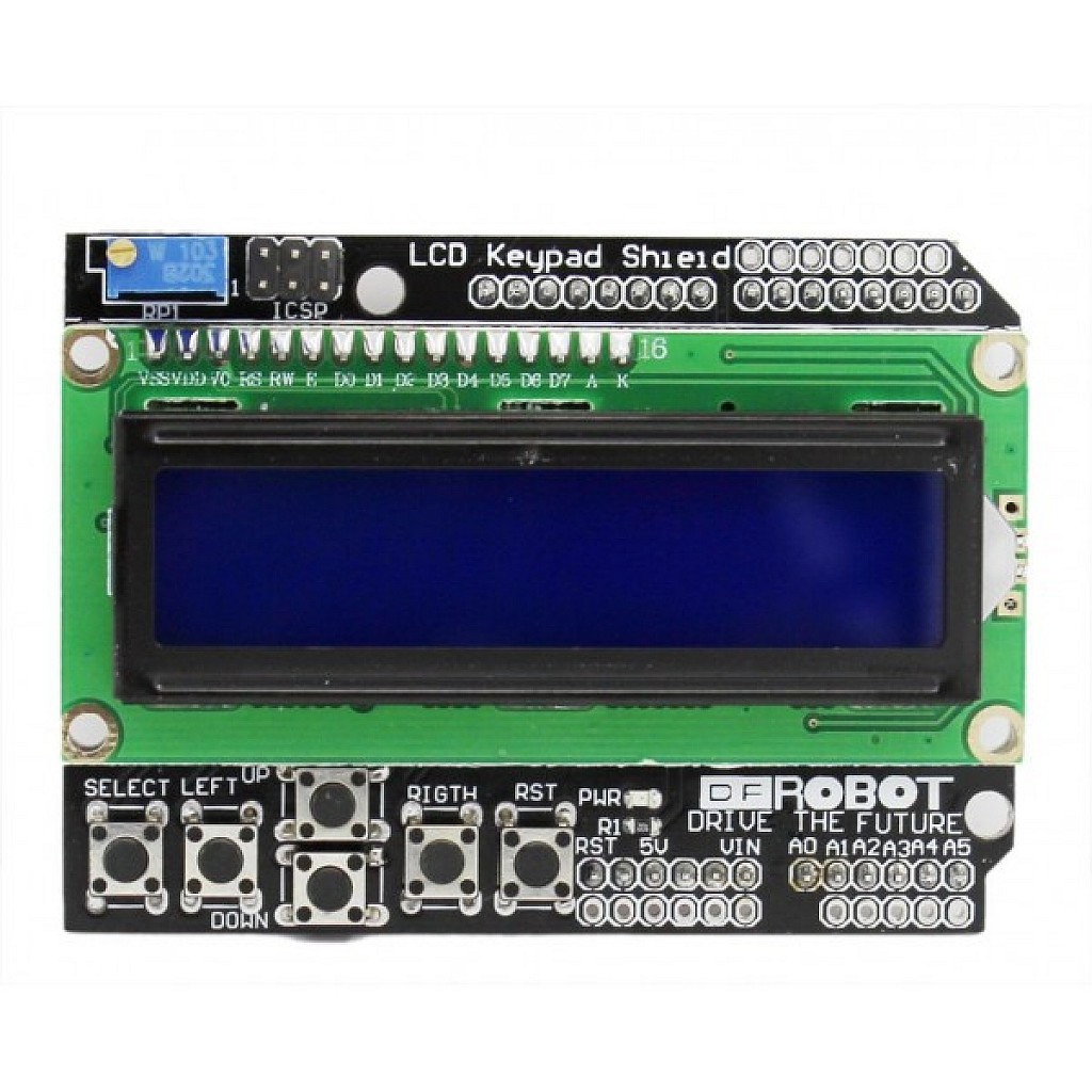 Lcd 1602 keypad shield