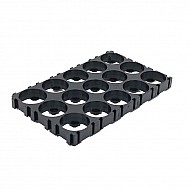 18650 3x5 Black Lithium Cell Holder