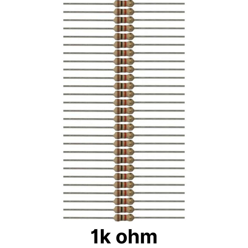 1K ohm Resistor(Pack of 50)