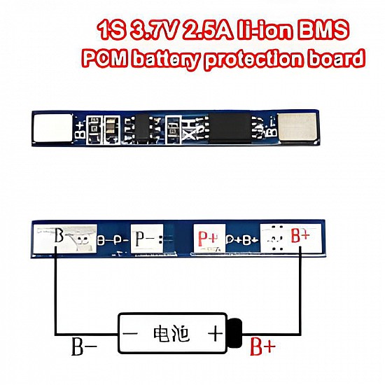 1S 20A 18650 BMS Battery Protection Board