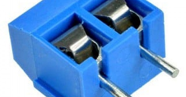 2 Pin 5.08mm Pitch Pluggable Screw Terminal Block Connector - Blue