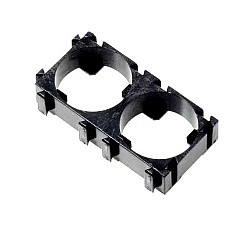 21700 1x2 Black Lithium Cell Holder