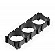 21700 1x3 Black Lithium Cell Holder