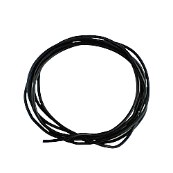 24AWG High Quality Black Silicon Wire - 1 Meter