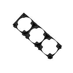 26650 1x3 Black Lithium Cell Holder