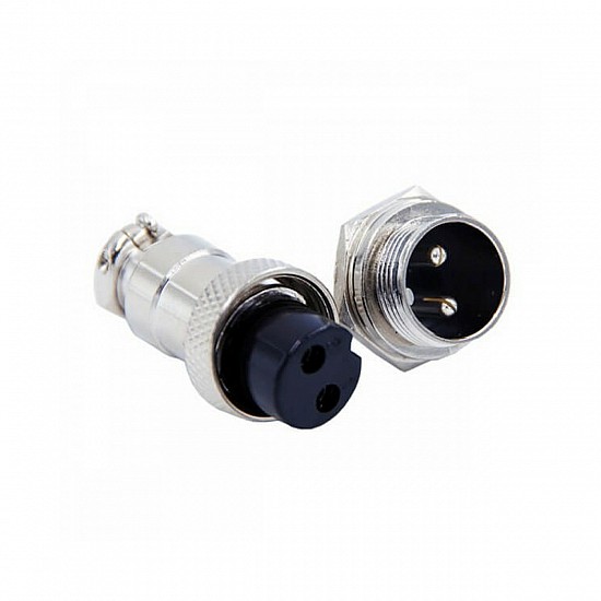 2Pin RS765/GX12  Aviation Plug Connector Set