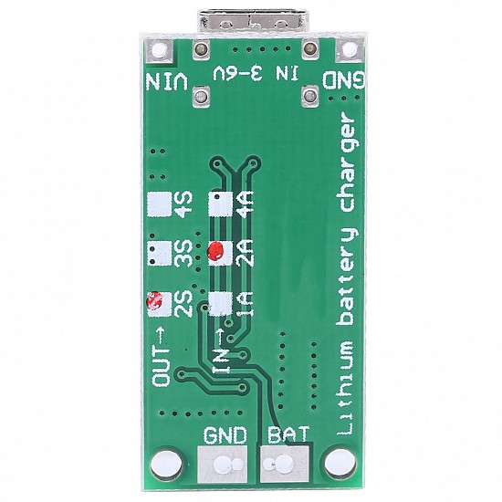 2S-2A |18650 Polymer Lithium Ion Charger Type C to 2S 8.4V 2A Booster Module