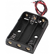 3 x 1.5V AAA Battery Holder Without Cover