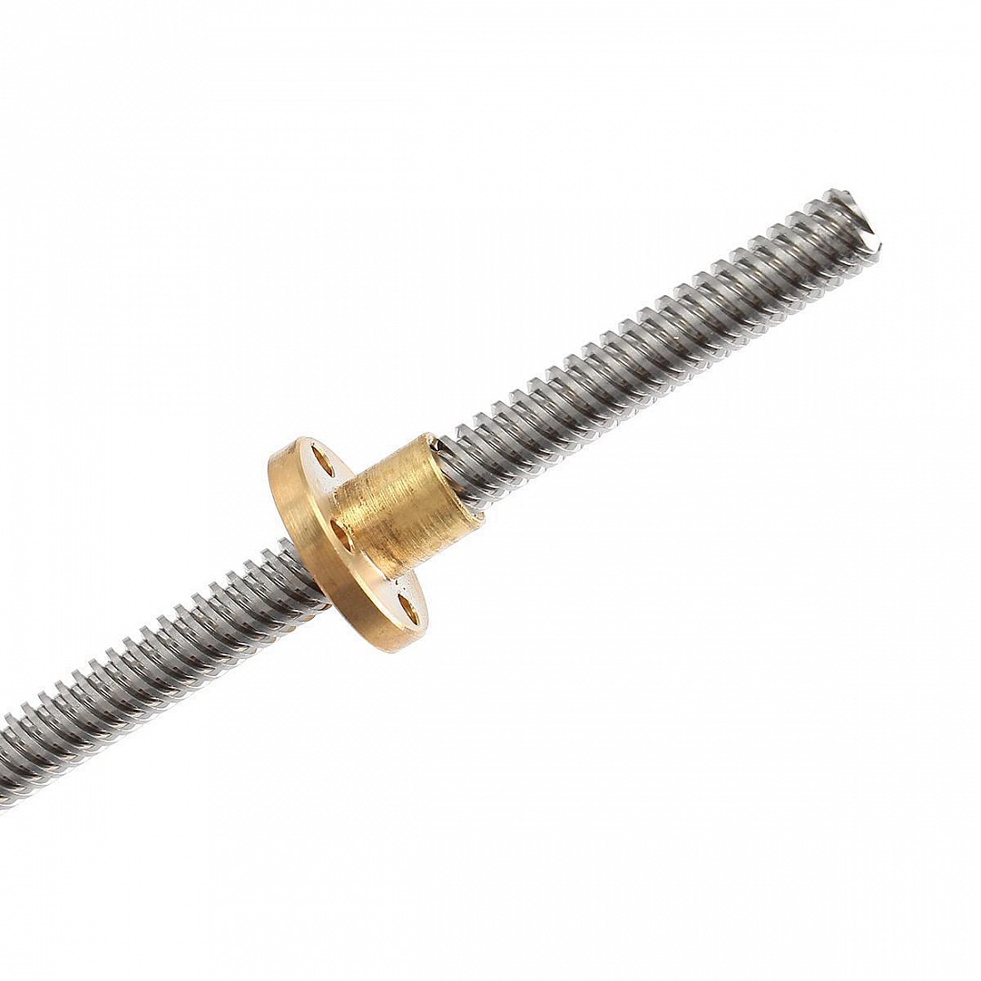 300mm Trapezoidal Lead Screw 8mm Thread 2mm Pitch Lead Screw with ...