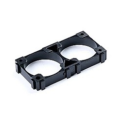 32650 1x2 Black Lithium Cell Holder