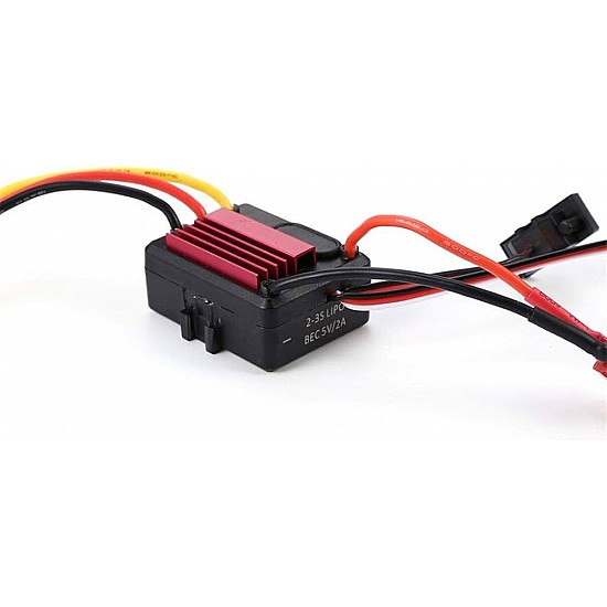 35A Red Brushless ESC for High-Speed RC Cars