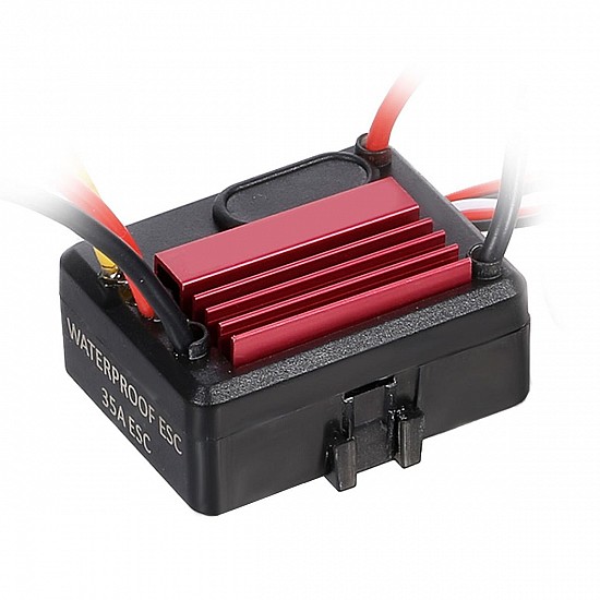 35A Red Brushless ESC for High-Speed RC Cars