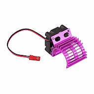 380-390 ElectricMotor Fan Cooling Heatsink Purple 