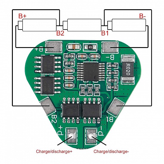 3S12V 18650 Lithium Battery Protection Board