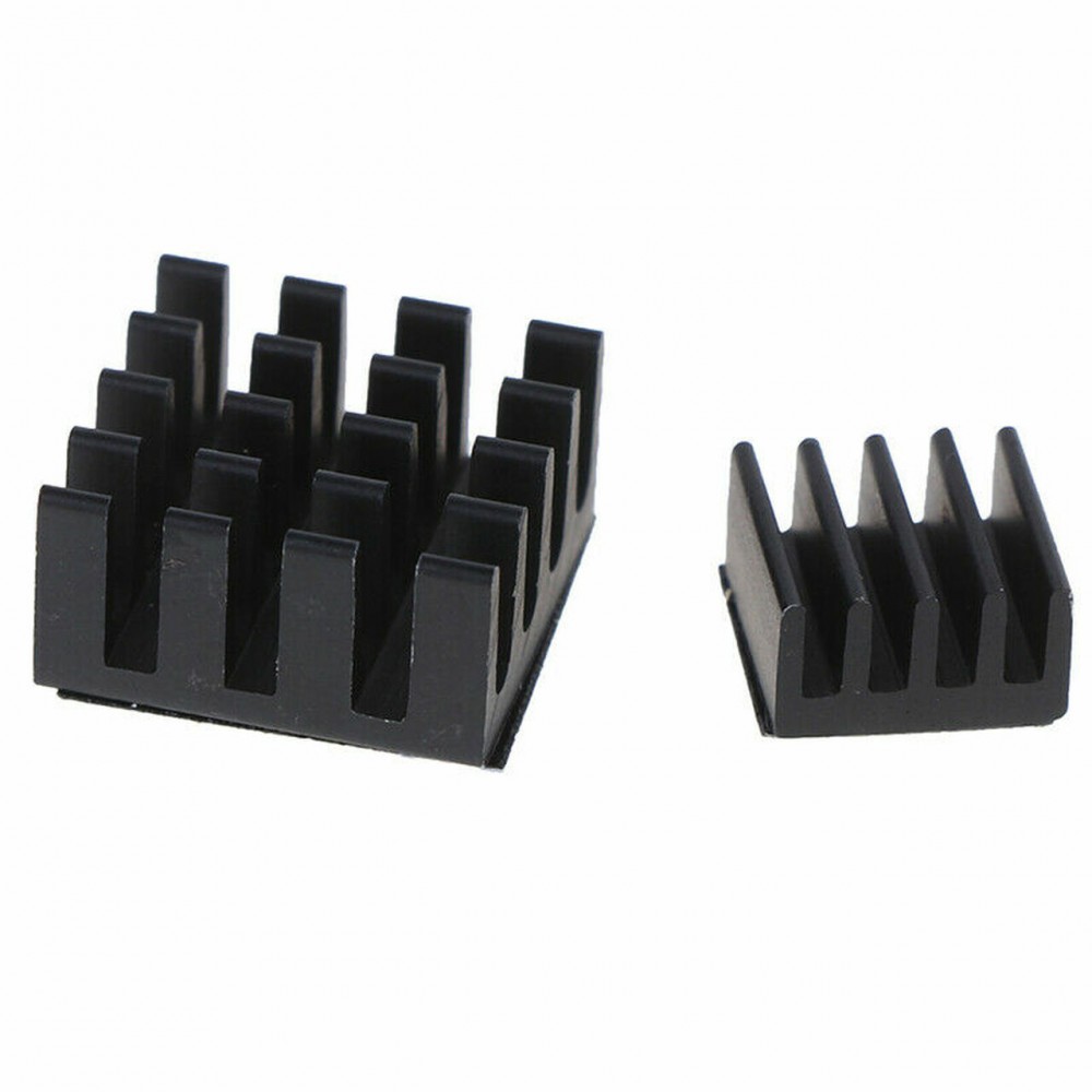 4 In 1 Black Aluminum Heatsink For Raspberry Pi 4B