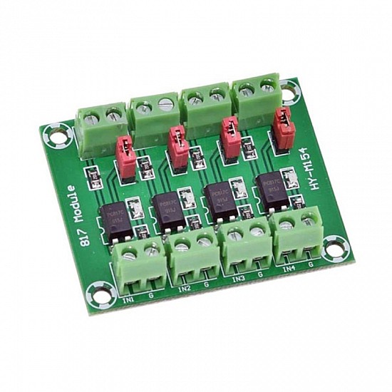 4 Channel Optocoupler Isolation Board Voltage Control Switching Module