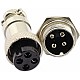 4Pin RS765/GX20 Aviation Plug Connector Set