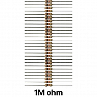 50 piece of 1M ohm Resistor