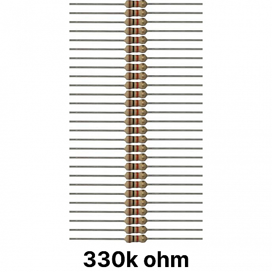 50 piece of 330K ohm Resistor