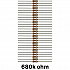 50 piece of 680K ohm Resistor