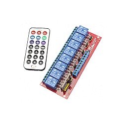 5V 8 Channel Infrared Remote Control Relay Module