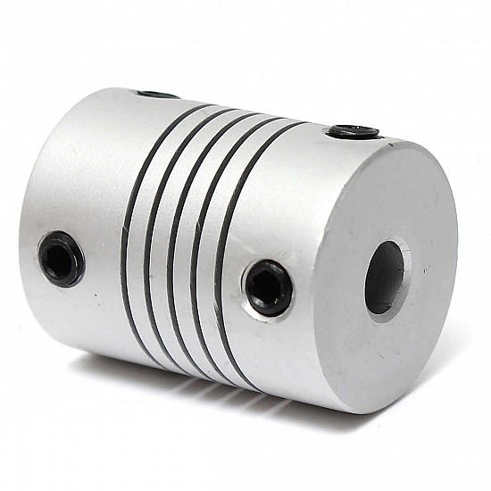 6.35mm X 6.35mm Aluminum Flexible Shaft Coupling