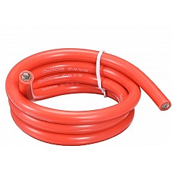 6AWG High Quality Red Silicon Wire - 1 Meter