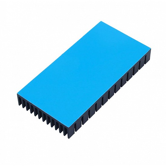 80x40x5mm Black Aluminum Heatsink Radiator Cooler