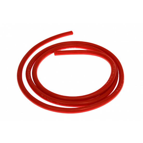 8AWG High Quality Red Silicon Wire - 1Meter