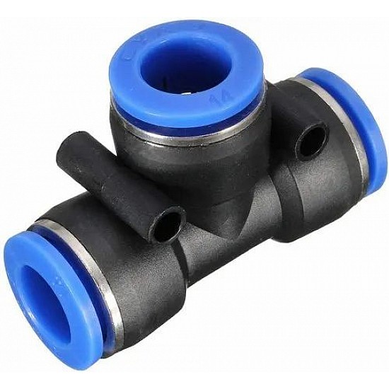 8mm T Union Pneumatic Pipe Fitting Connector