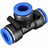 8mm T Union Pneumatic Pipe Fitting Connector