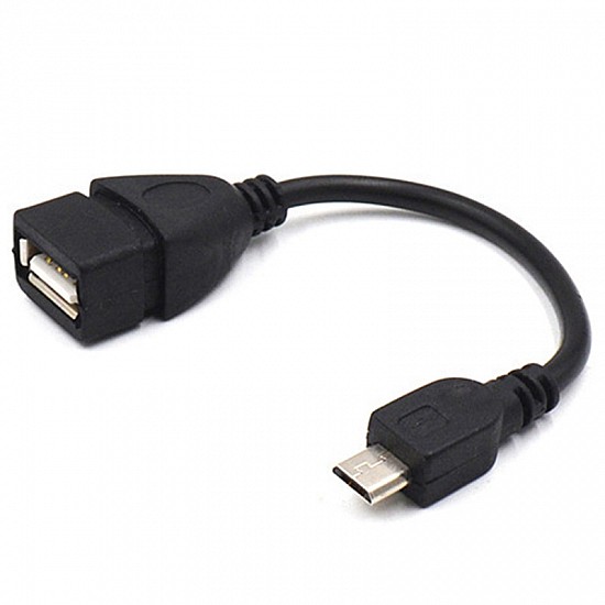 USB OTG Cable (MicroUSB to USB A Socket)