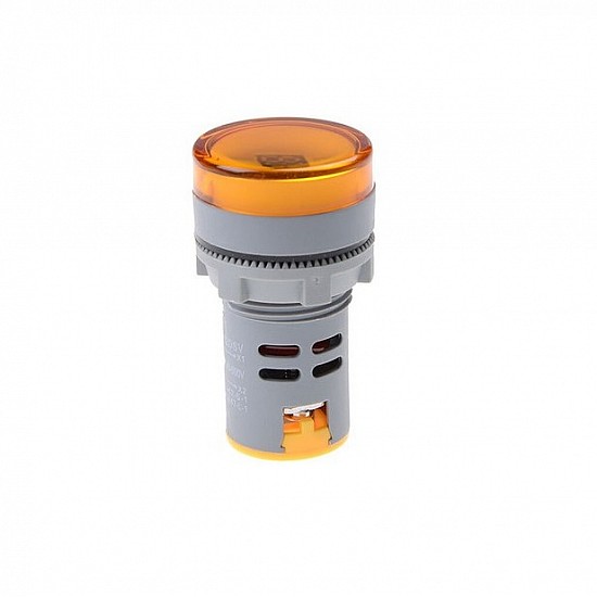 AD16 AC60-500V Mini LED Digital Display Voltmeter Indicator - Orange