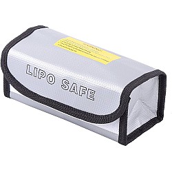 Airforth Silver 185x75x60mm Fireproof Lipo Bag