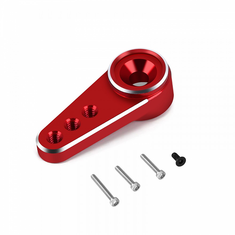 Aluminum 15t Arm For Es08ma Ii Servo - Red