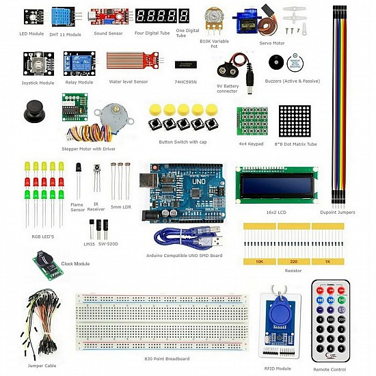 Arduino RFID Learning Kit V5 with Instruction CD & UNO SMD