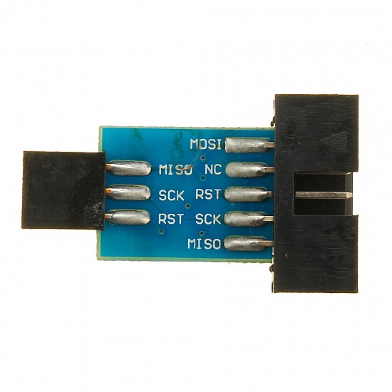 AVR ISP 10 Pin to 6 Pin Adapter Board