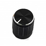 Black Aluminum Alloy Potentiometer Knob Cap