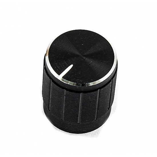 Black Aluminum Alloy Potentiometer Knob Cap