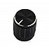 Black Aluminum Alloy Potentiometer Knob Cap